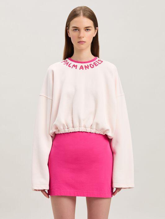 SEASONAL LOGO DRAWSTRING CREW SOFT PINK Product Image