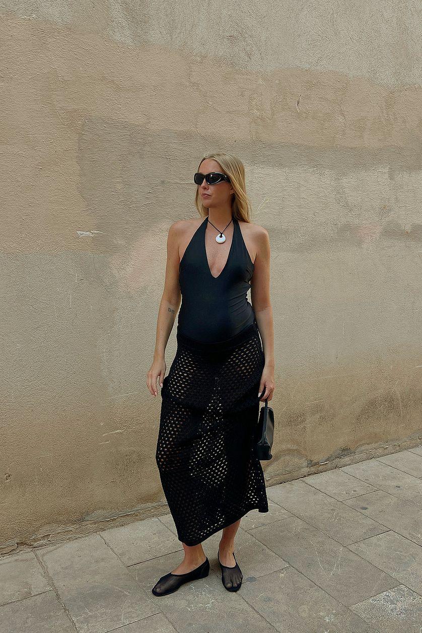 Halterneck Swimsuit Product Image