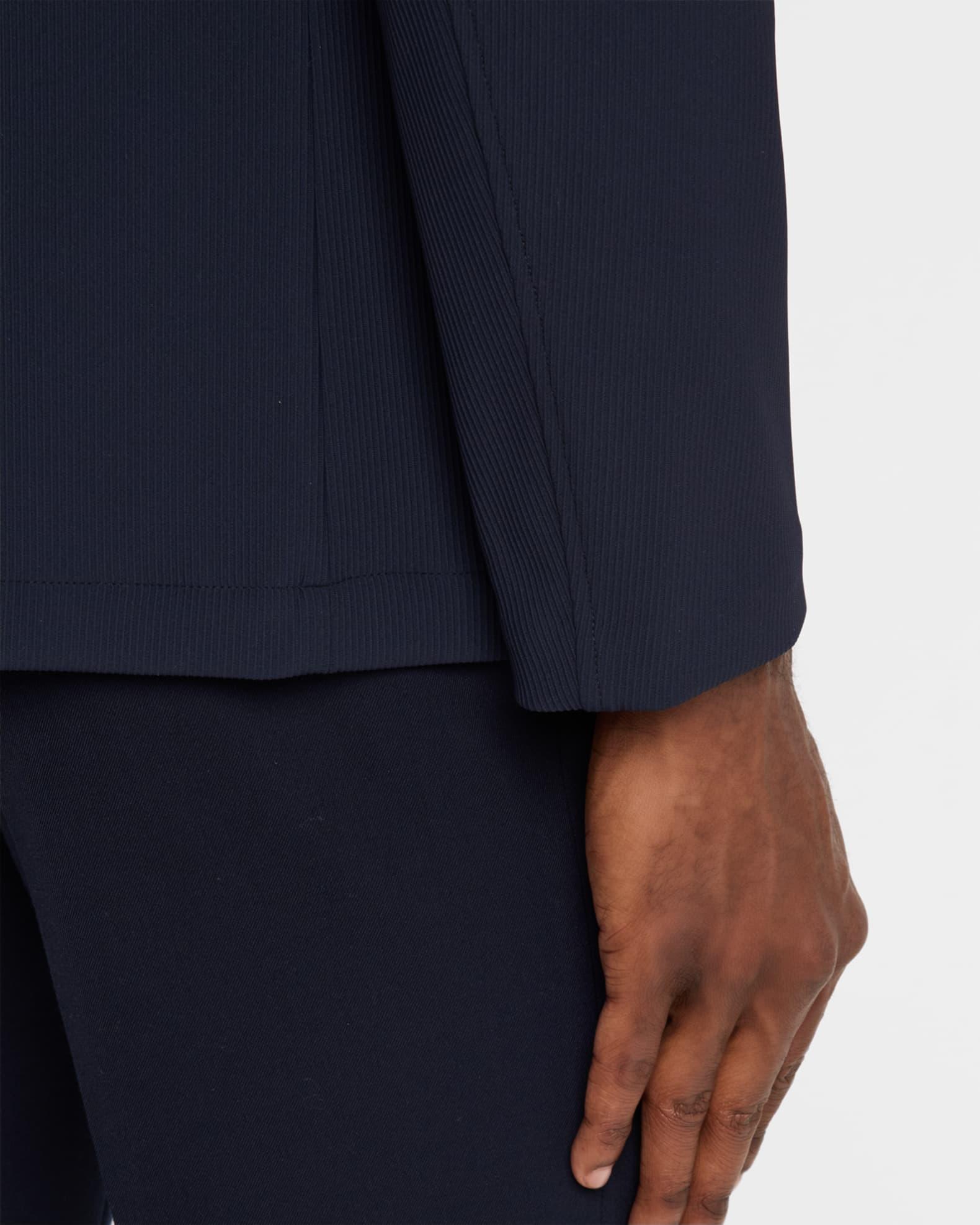 Men's Nylon Stretch Blazer with Removable Hood Product Image