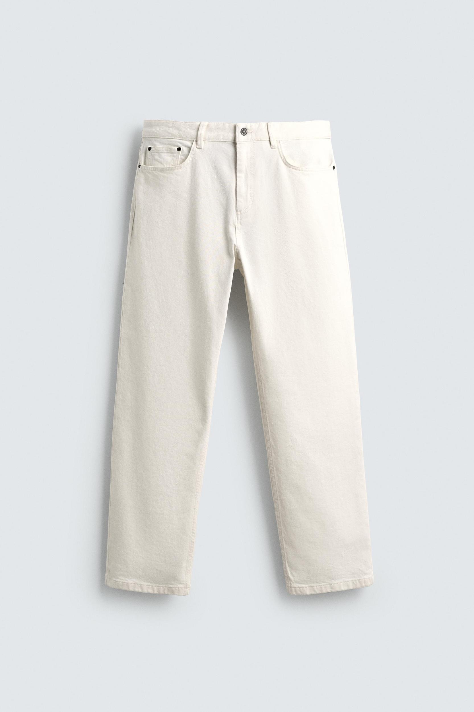 LOW-RISE STRAIGHT FIT PANTS Product Image