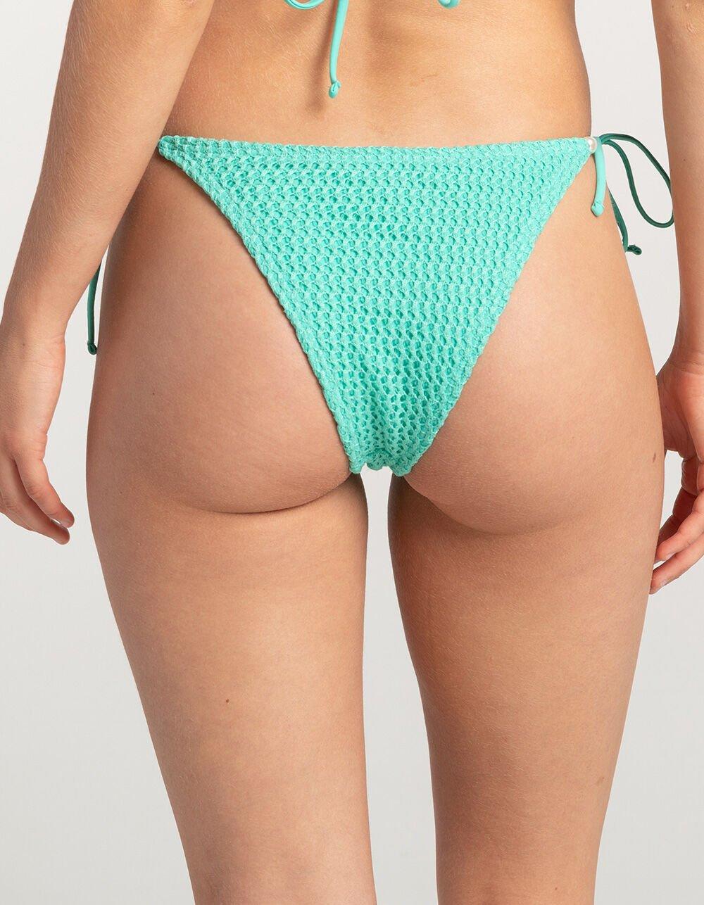 DAMSEL Crochet Tie Side Bikini Bottoms - OPAL Product Image