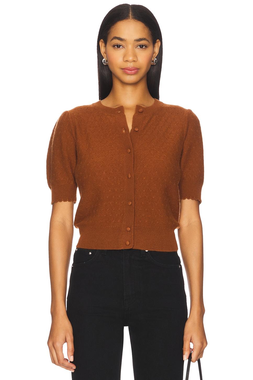 The Cashmere Pointelle Cardi FRAME Product Image