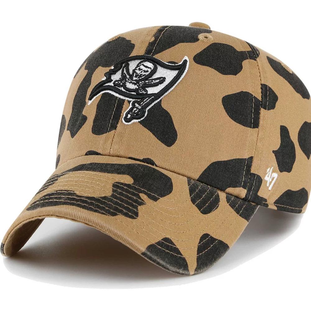 Women's '47  Tan Tampa Bay Buccaneers Rosette Clean Up Adjustable Hat, Team Product Image