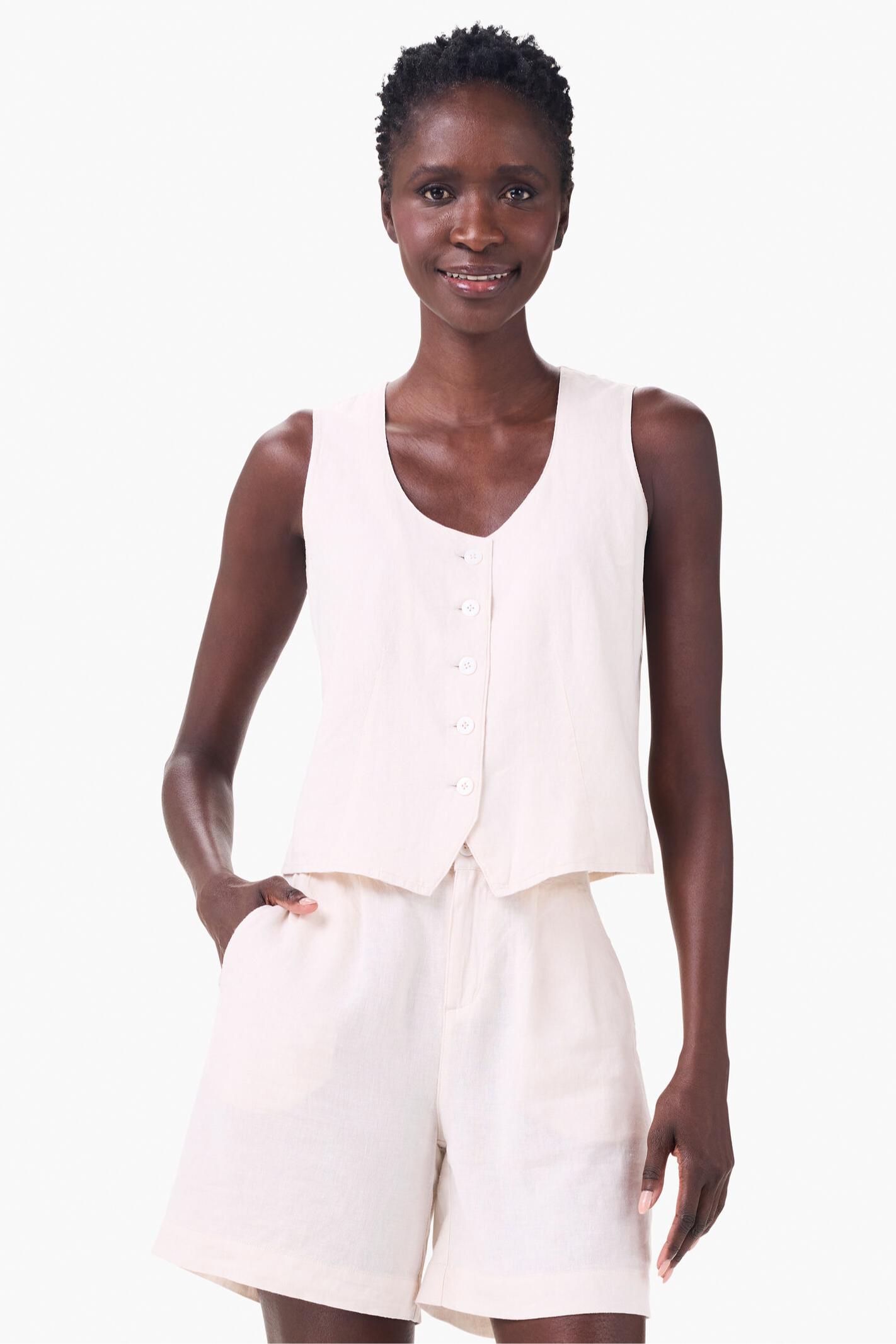 Rumba Linen Vest Product Image