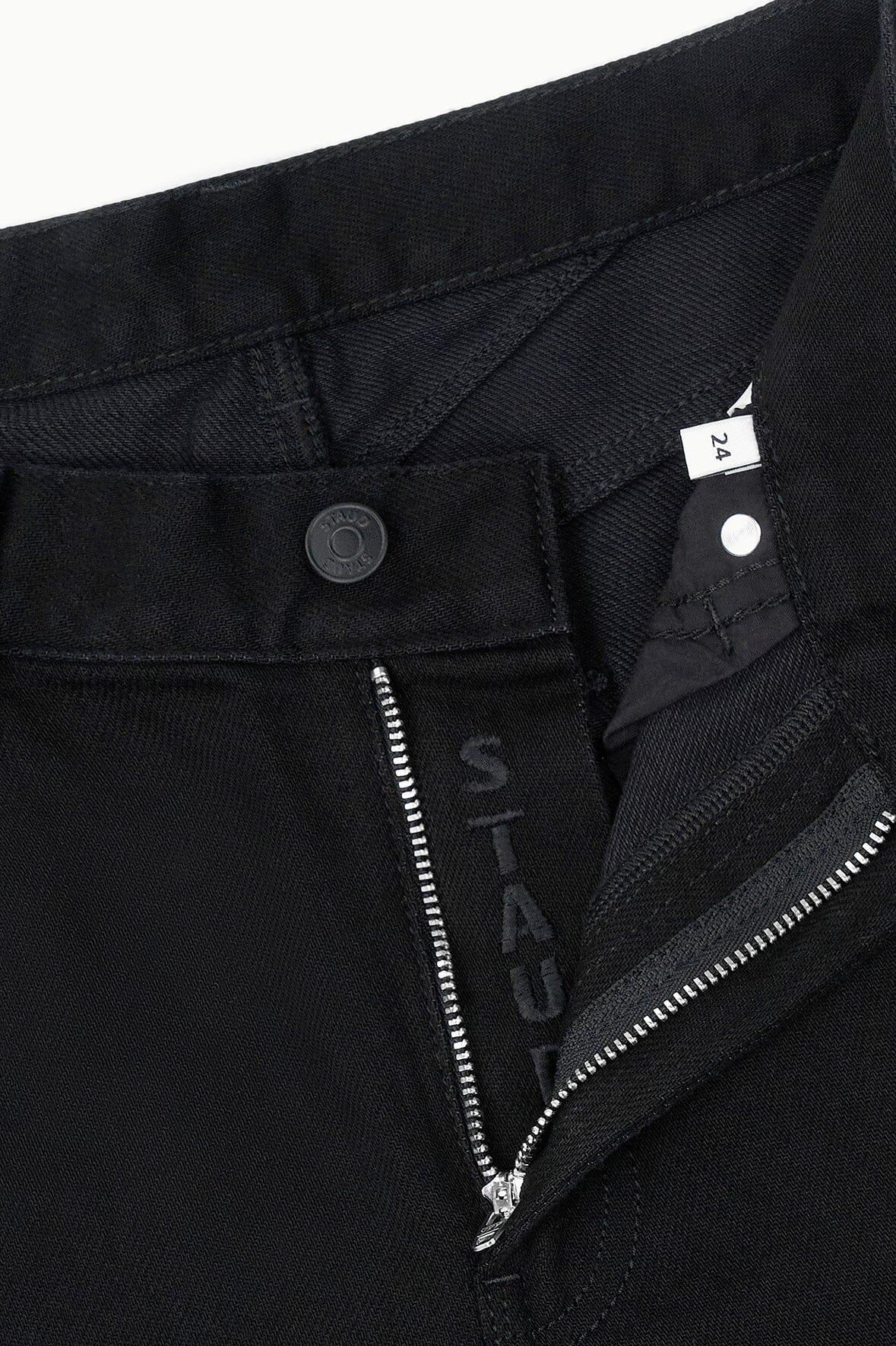 JACKSON STUDDED BARREL JEAN | BLACK Product Image