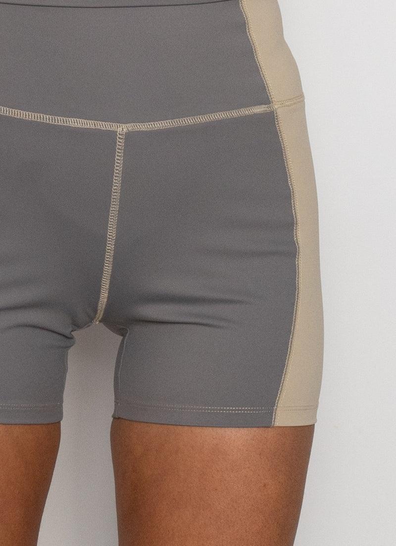 Ski Resort Cycle Shorts - Charcoal Contrast Product Image