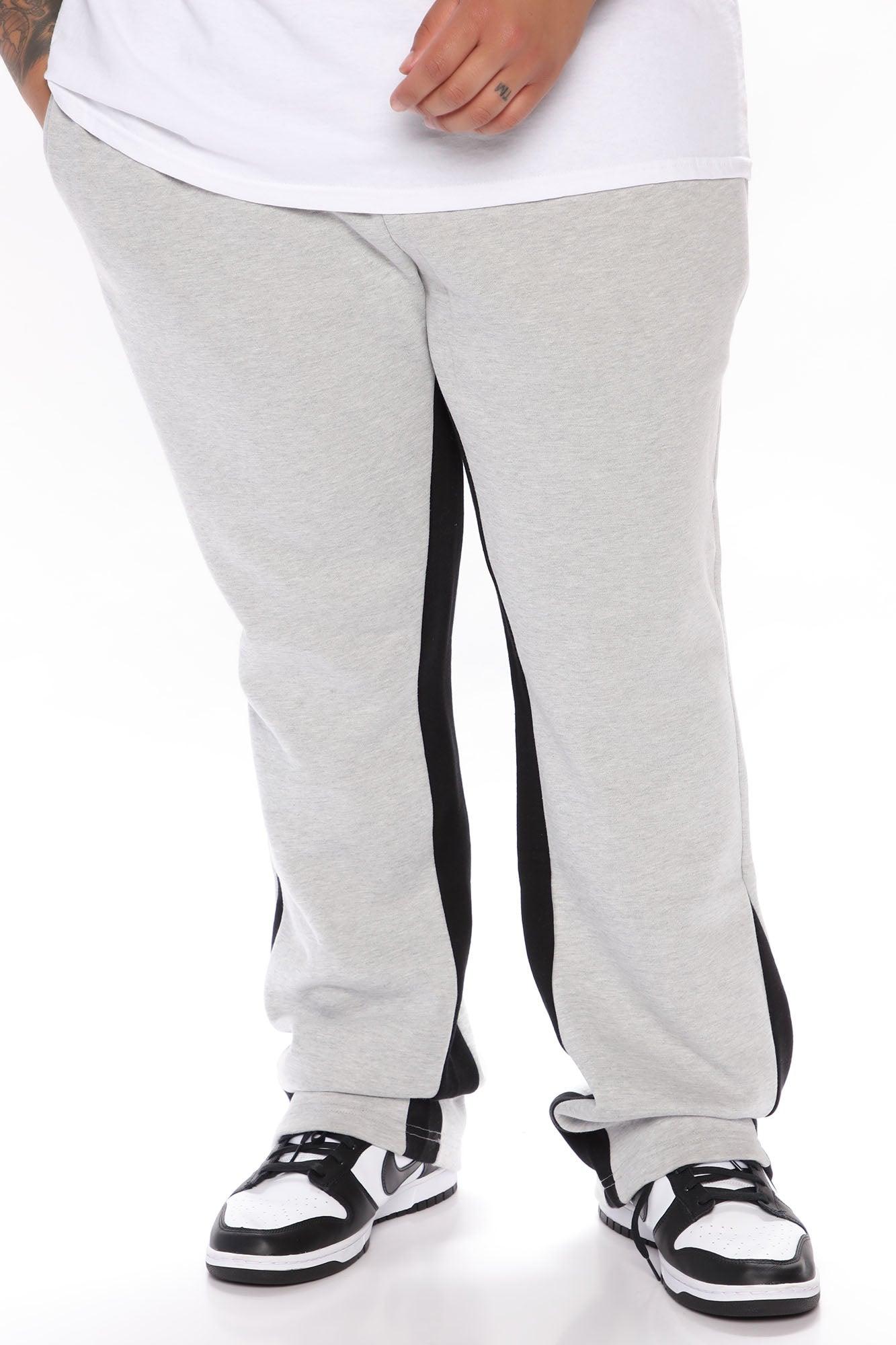 Tyson Flared Sweatpants - Grey Product Image