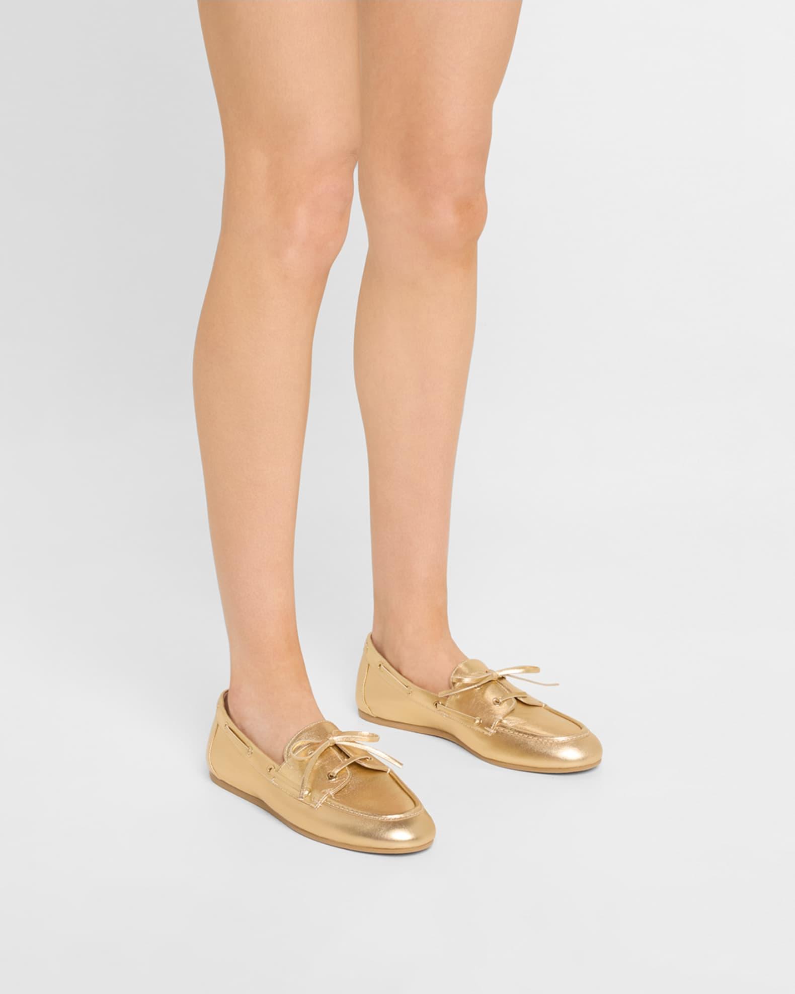 Tinsley Metallic Boat Loafers Product Image