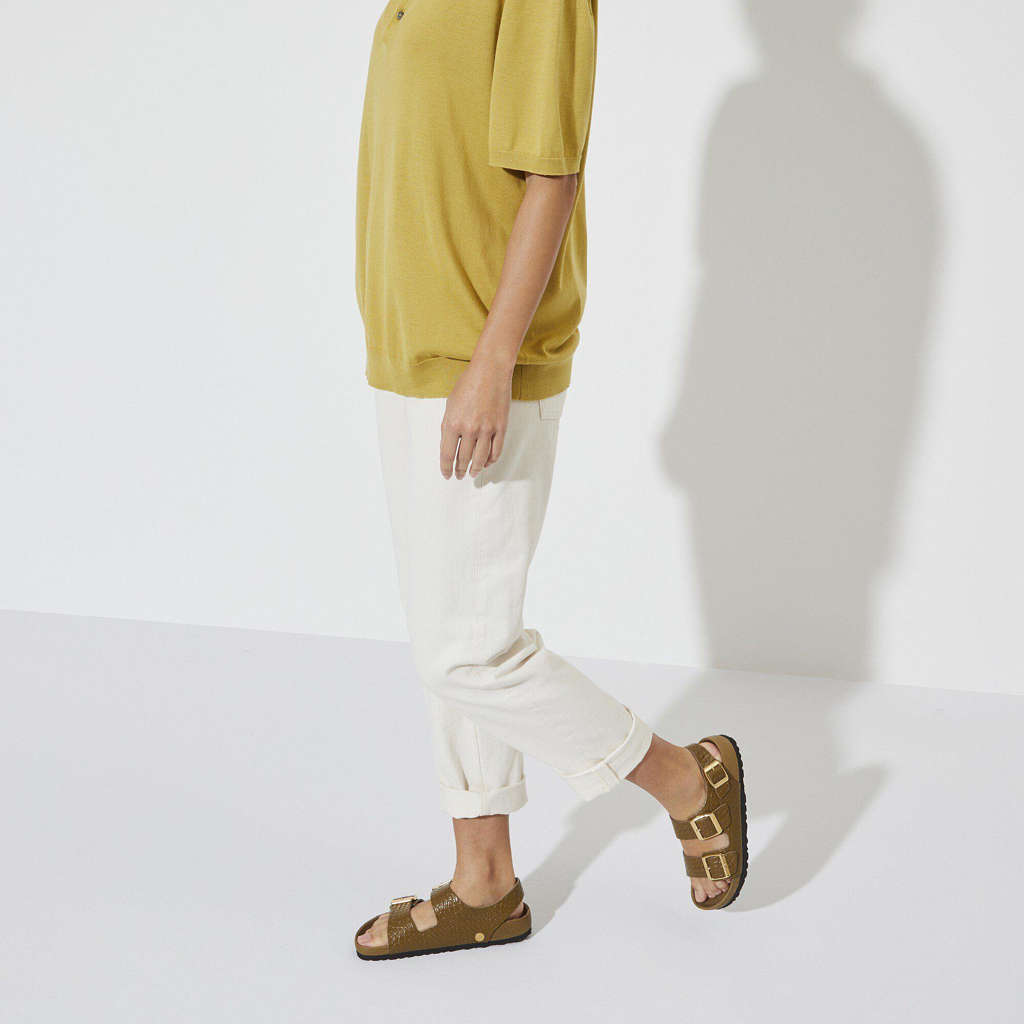 Milano Rivet Logo Natural Leather Embossed Product Image