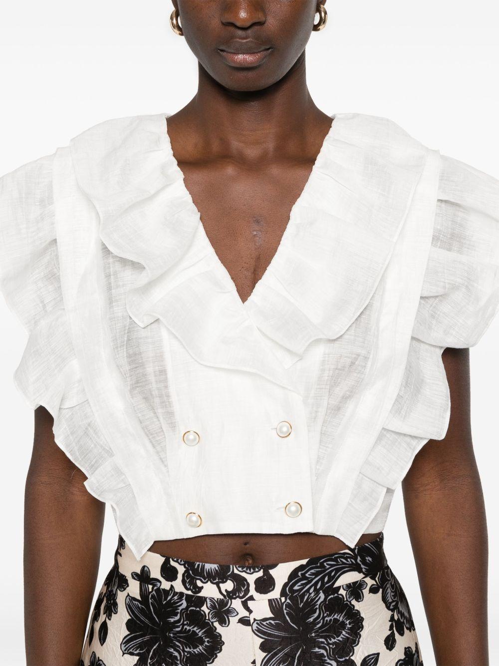 ruffled blouse Product Image