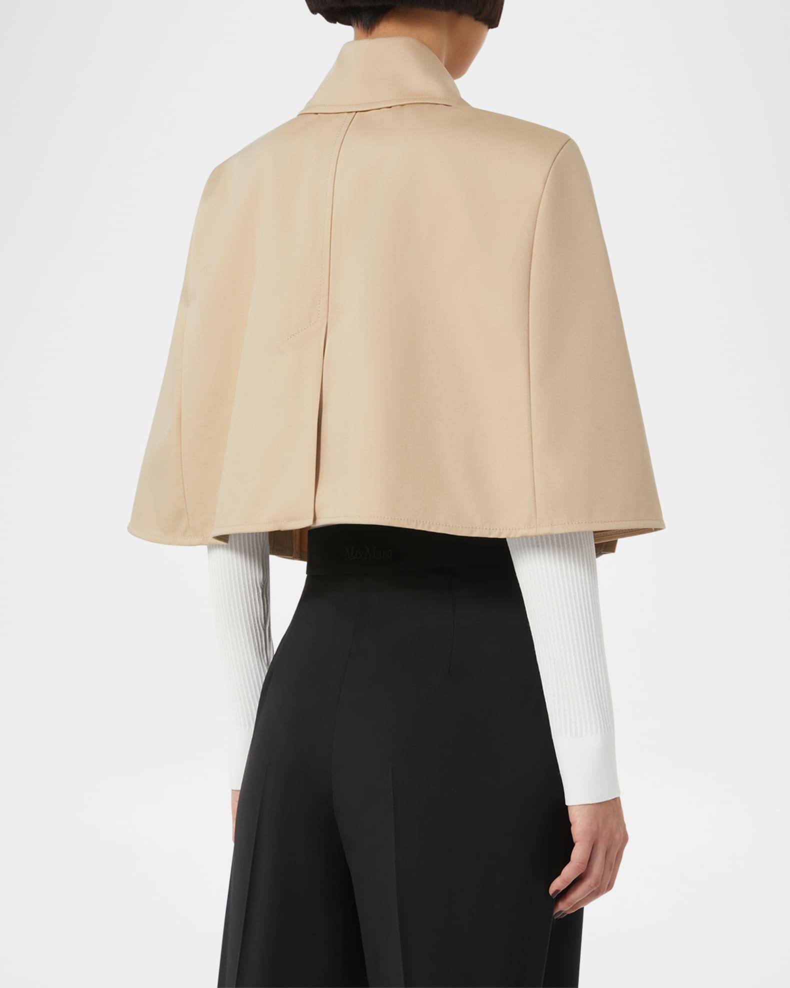 Padre Cropped Water-Repellent Cotton Cloak Product Image