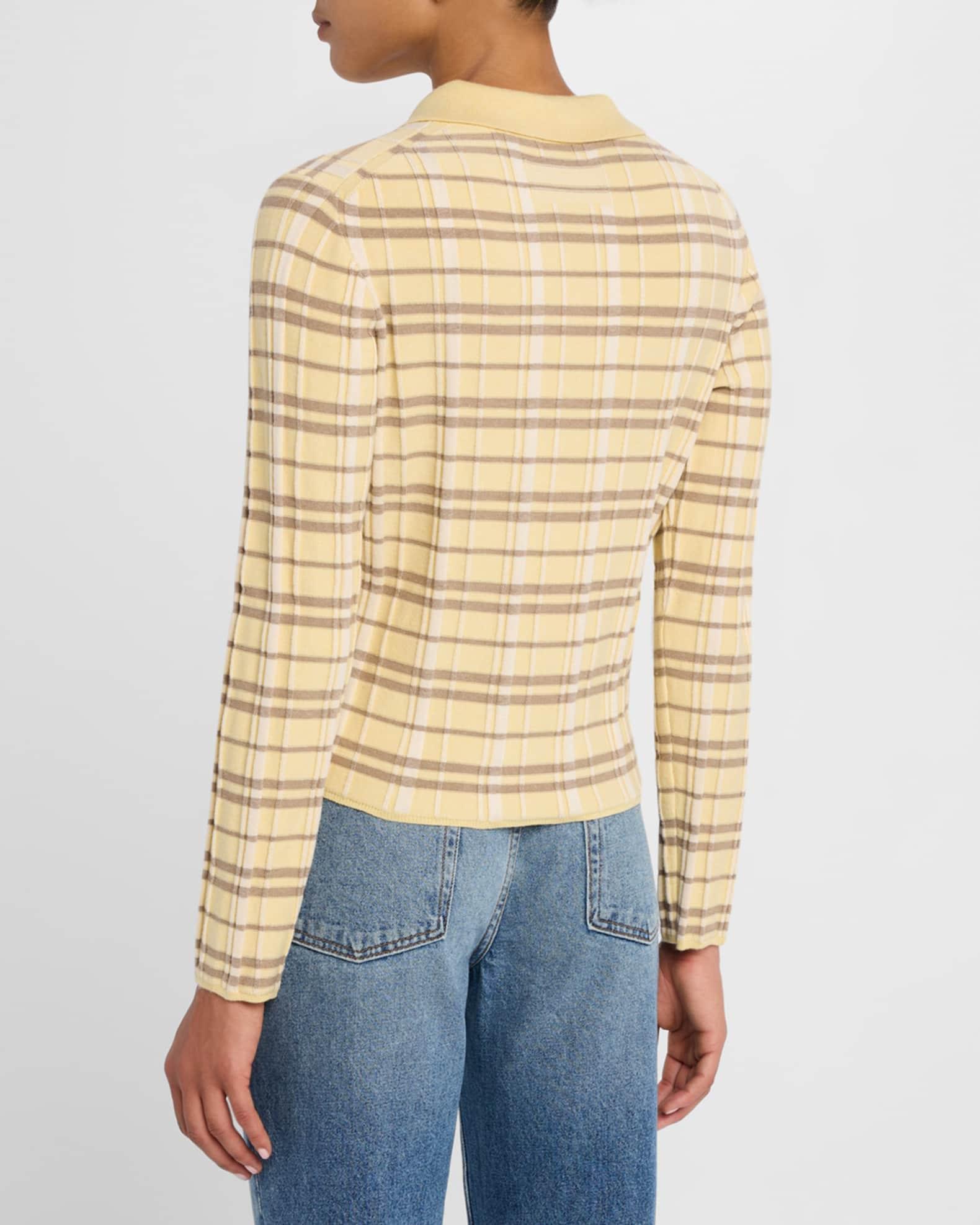 Plaid Elle Button-Front Shirt Product Image