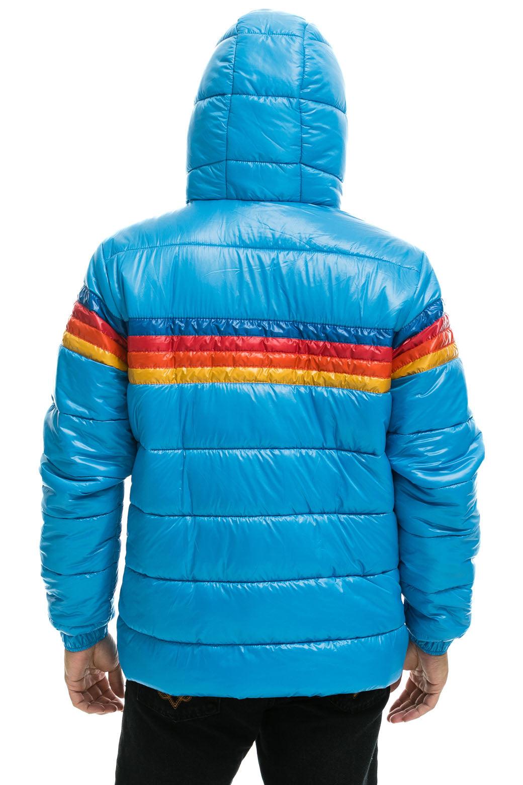 4 STRIPE LUXE TREKKER JACKET - GLOSSY OCEAN Male Product Image