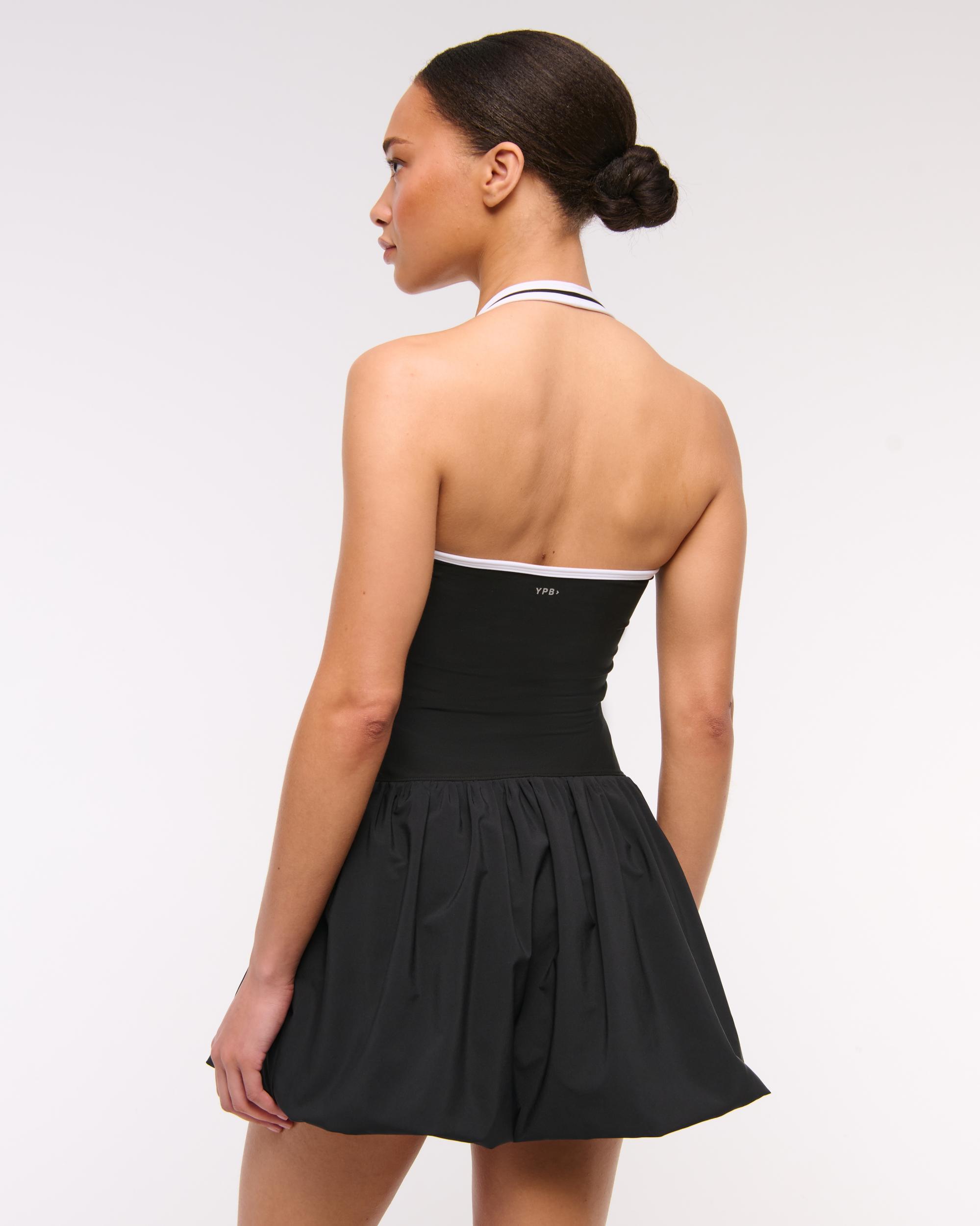 YPB motionTEK Halter Bubble Hem Mini Dress Product Image