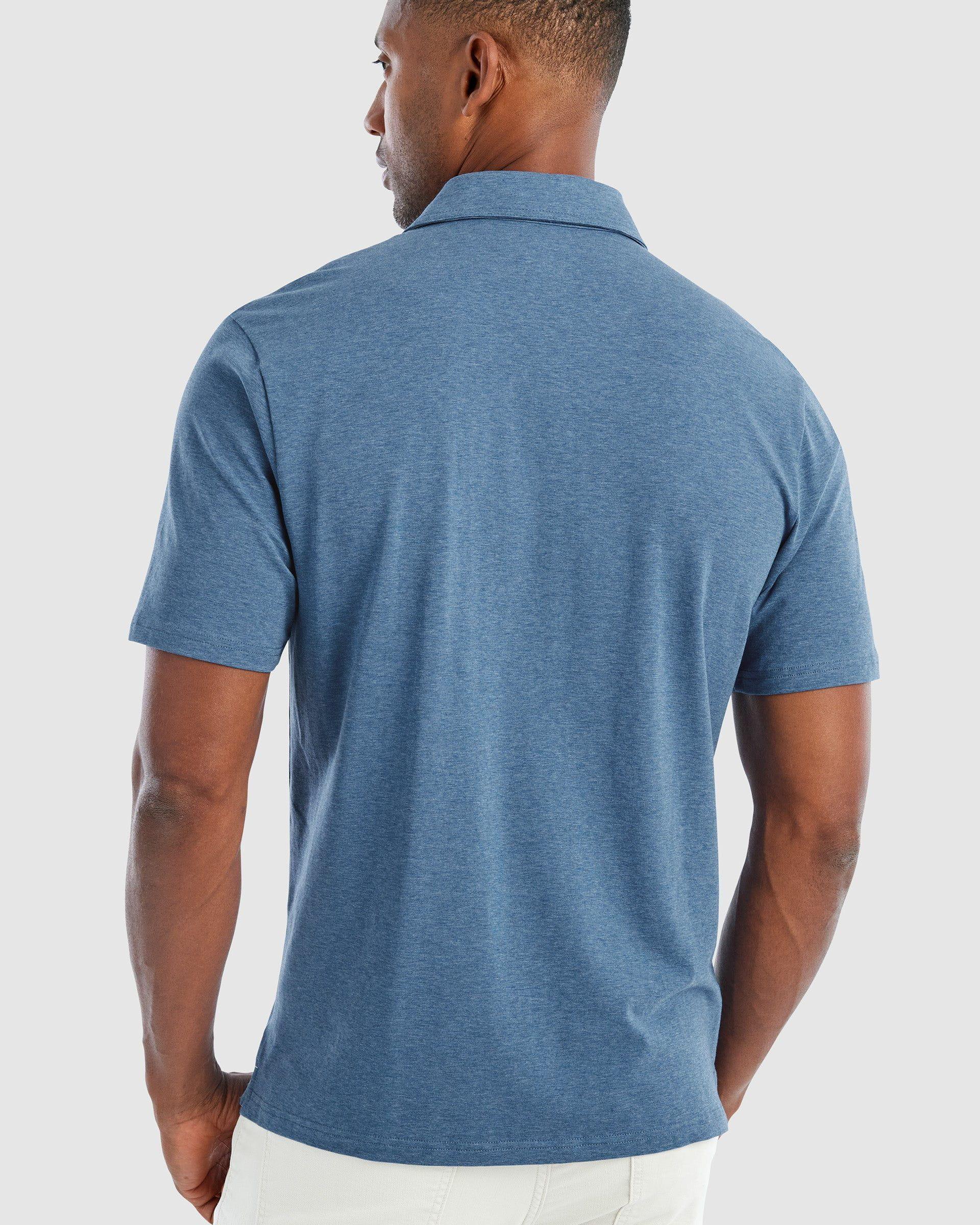 GS- TEST -  Heathered Original Polo Product Image