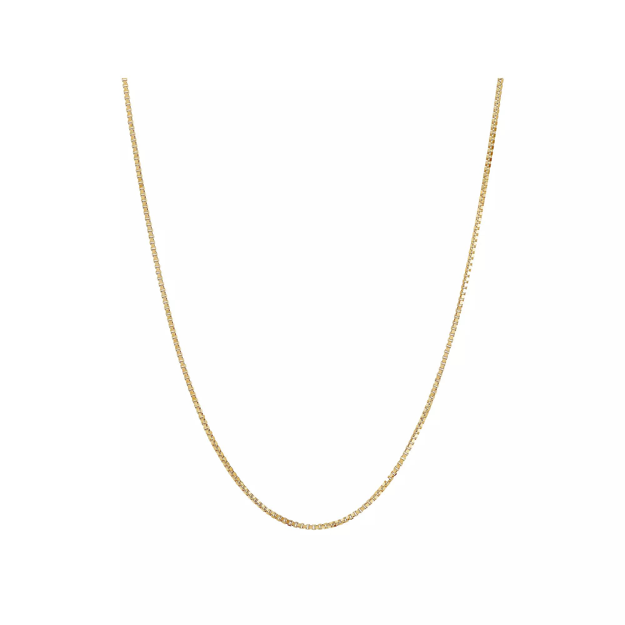 Everlasting Gold 14k Gold Polish Box Chain Necklace, Women's, Size: 16" Product Image
