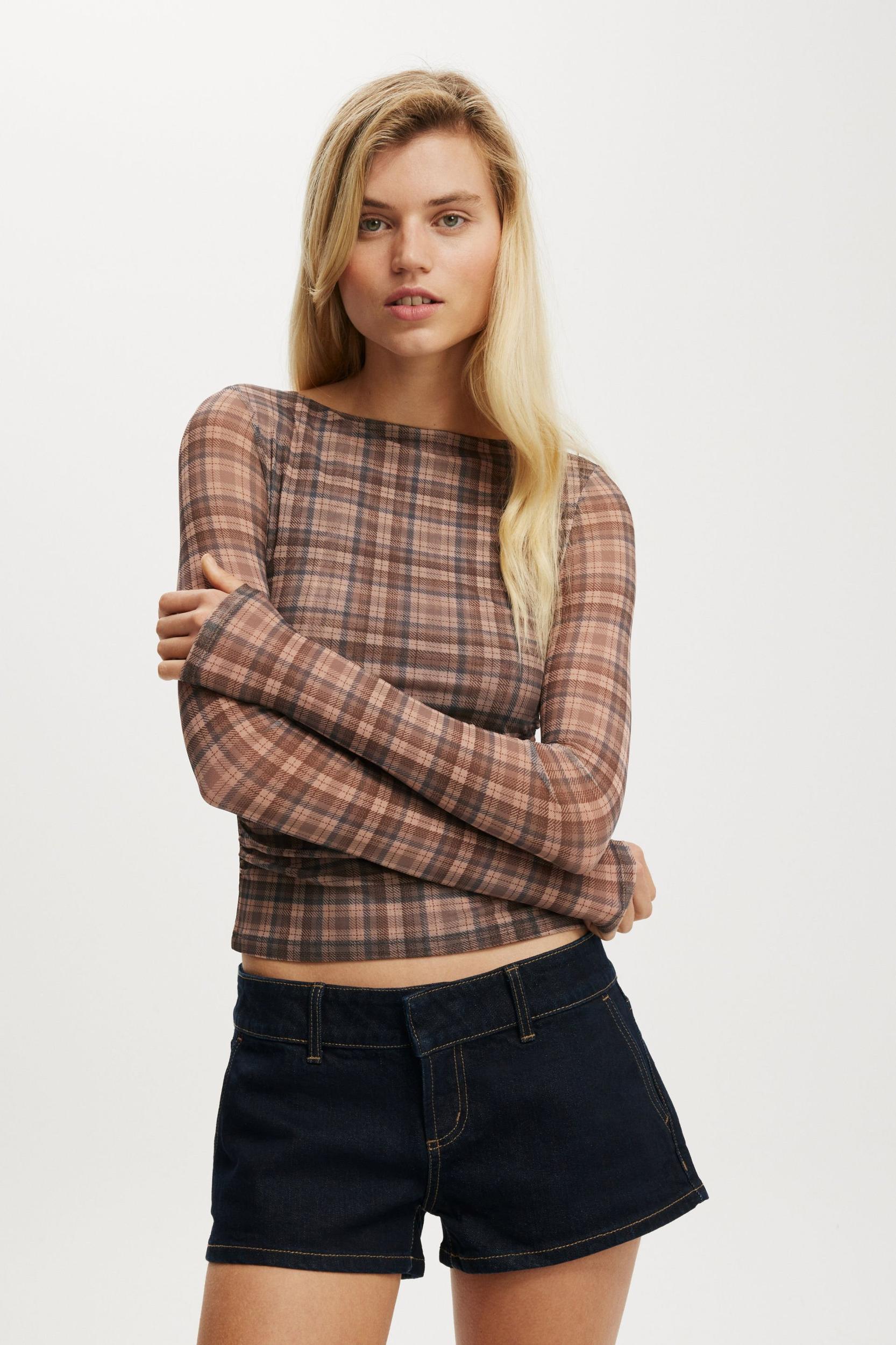 Ashley Mesh Long Sleeve Top Product Image