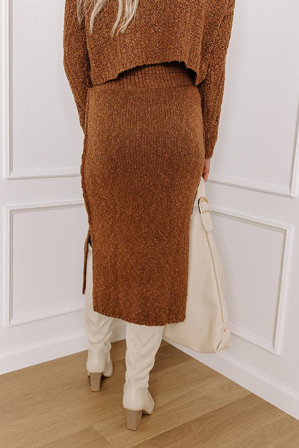 Wine Tasting Knit Sweater Skirt Product Image