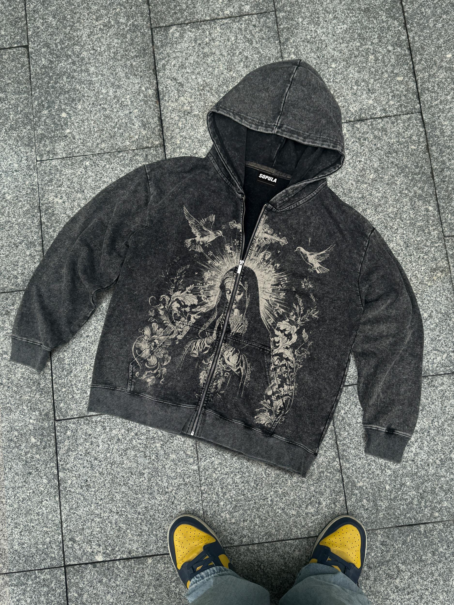 Sopula Puff Print Til Death Do Us Part Sweatshirt Product Image