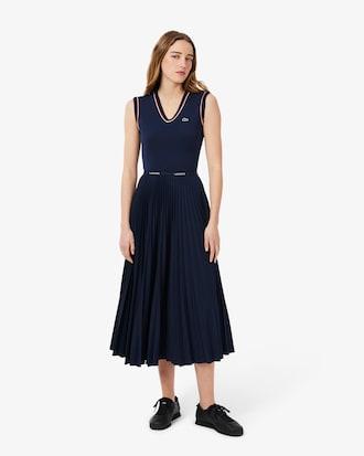 Long Pleated Elasticated Waist Skirt Product Image