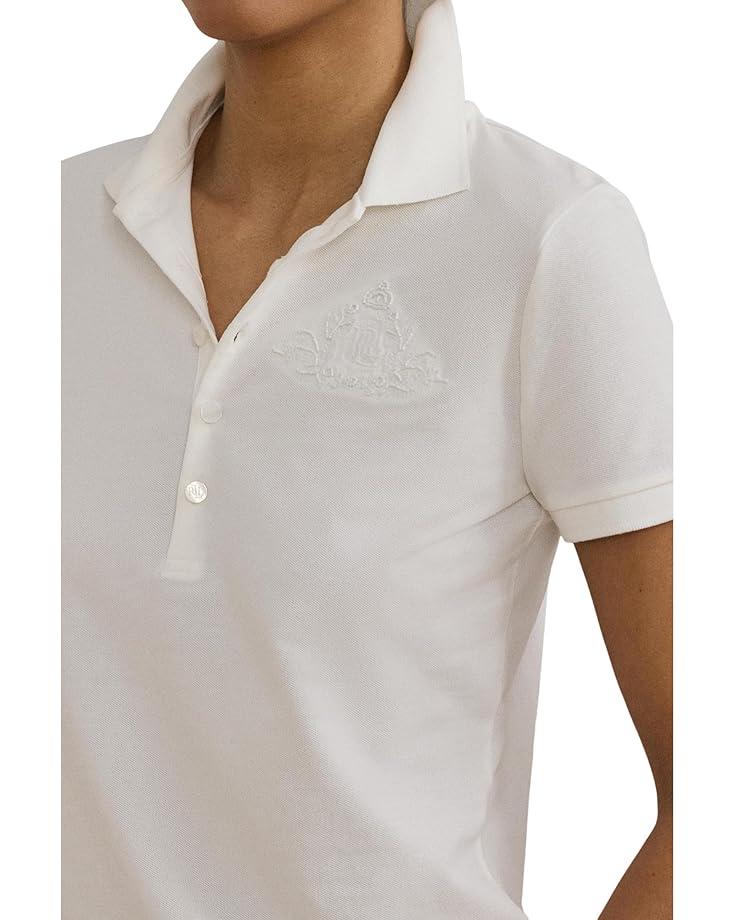 Cable-Knit Cotton Polo Sweater Product Image