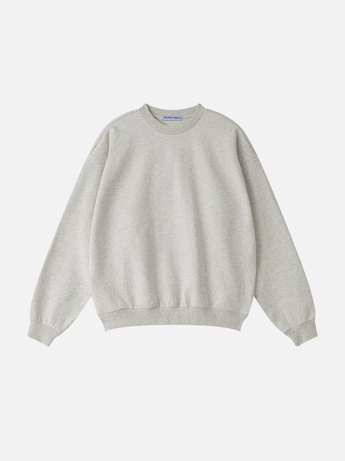 Aelfric Eden Basic Solid Oversized Sweatshirt Product Image