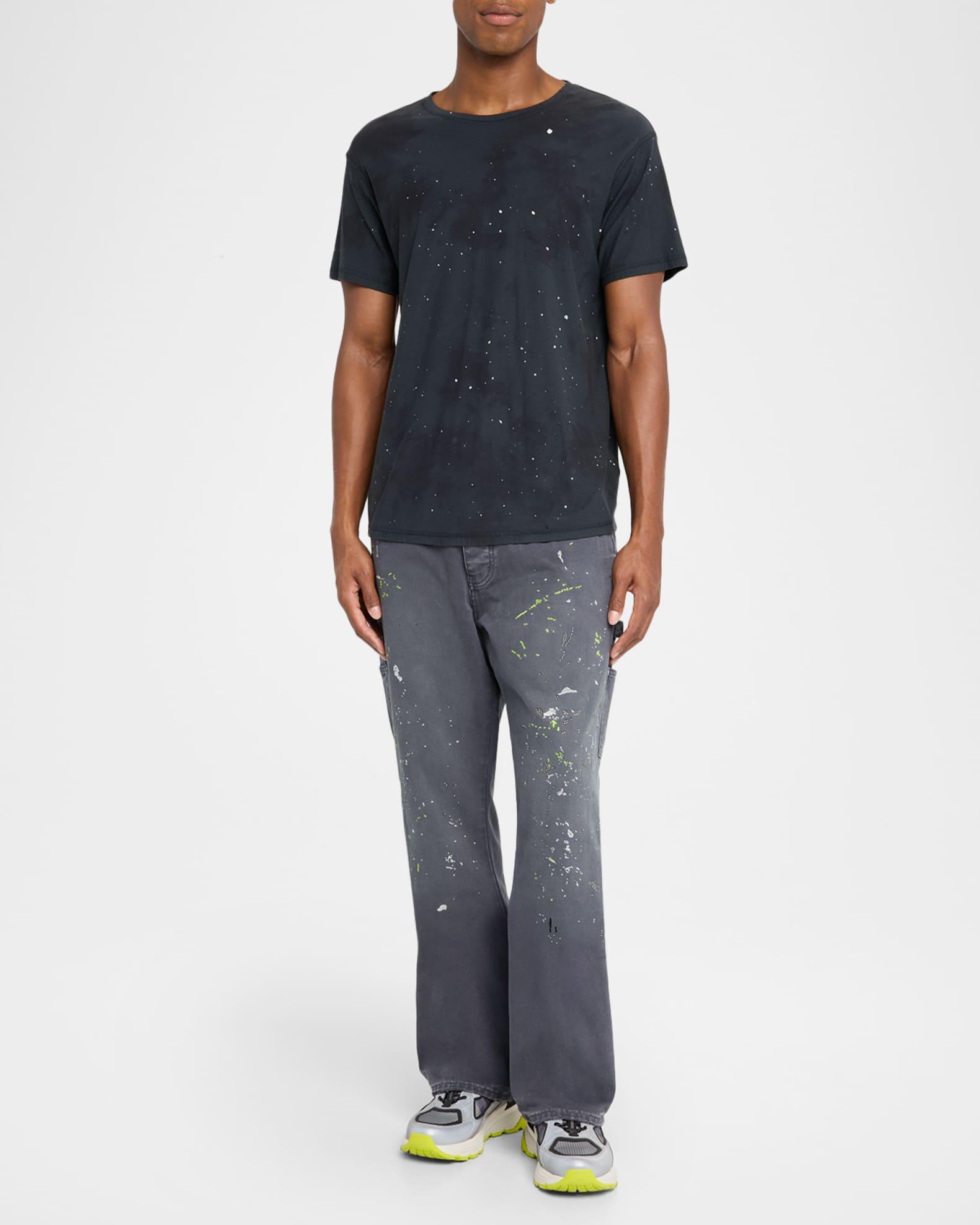 Men's Embellished Paint Carpenter Jeans Product Image