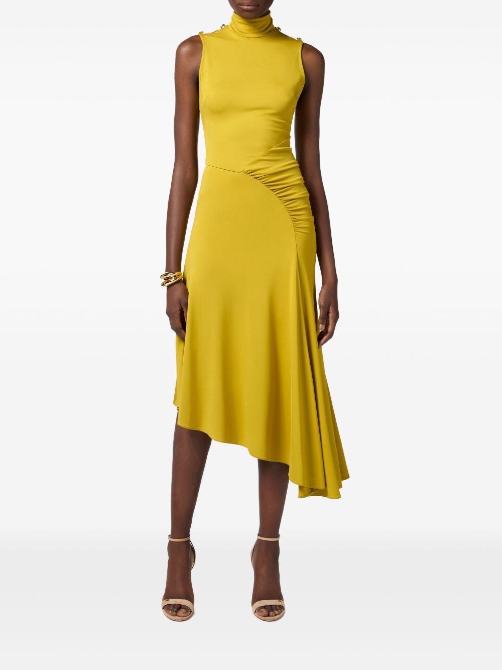 asymmetric crepe dress  Product Image