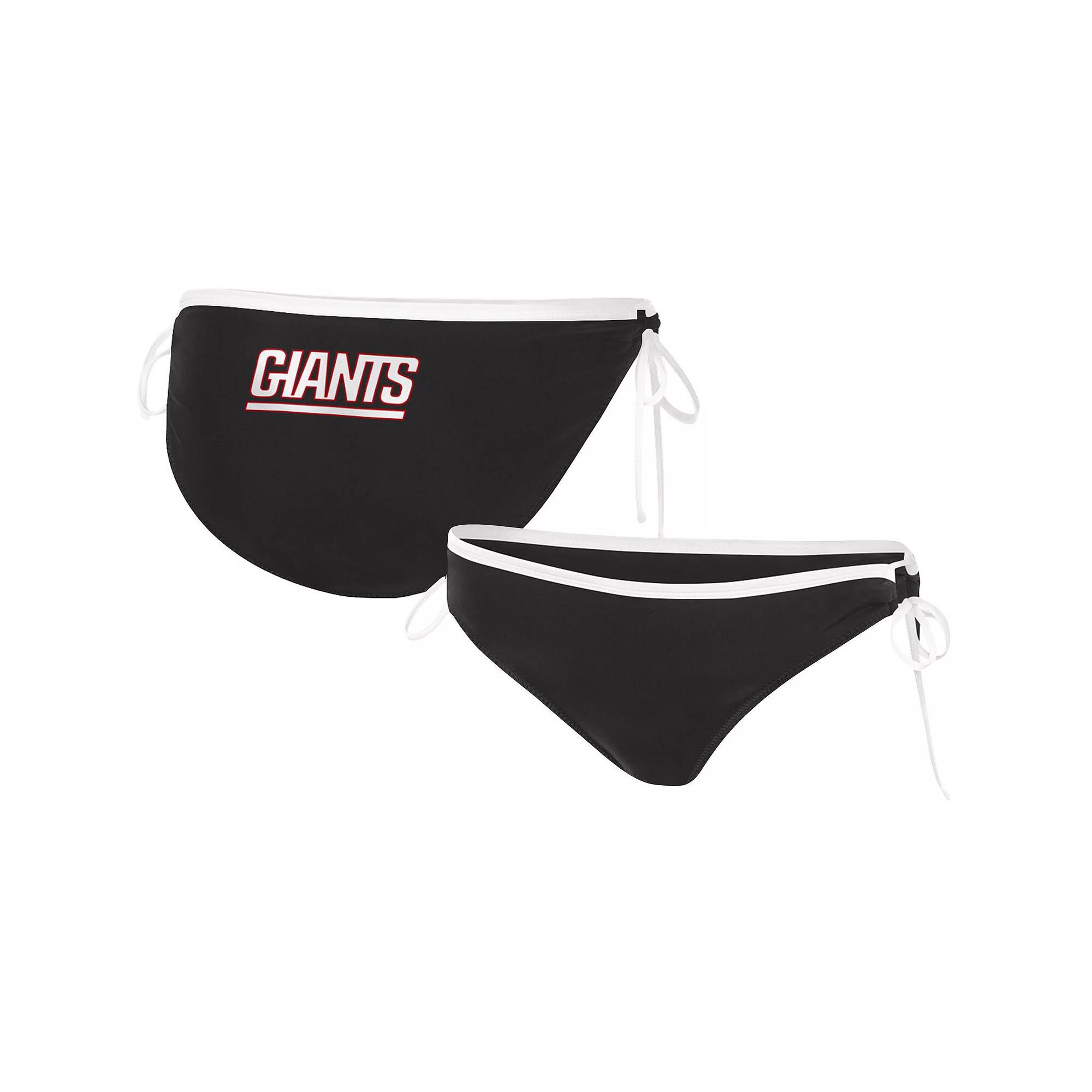 Women's G-III 4Her by Carl Banks Black New York Giants Perfect Match Bikini Bottom,  Product Image