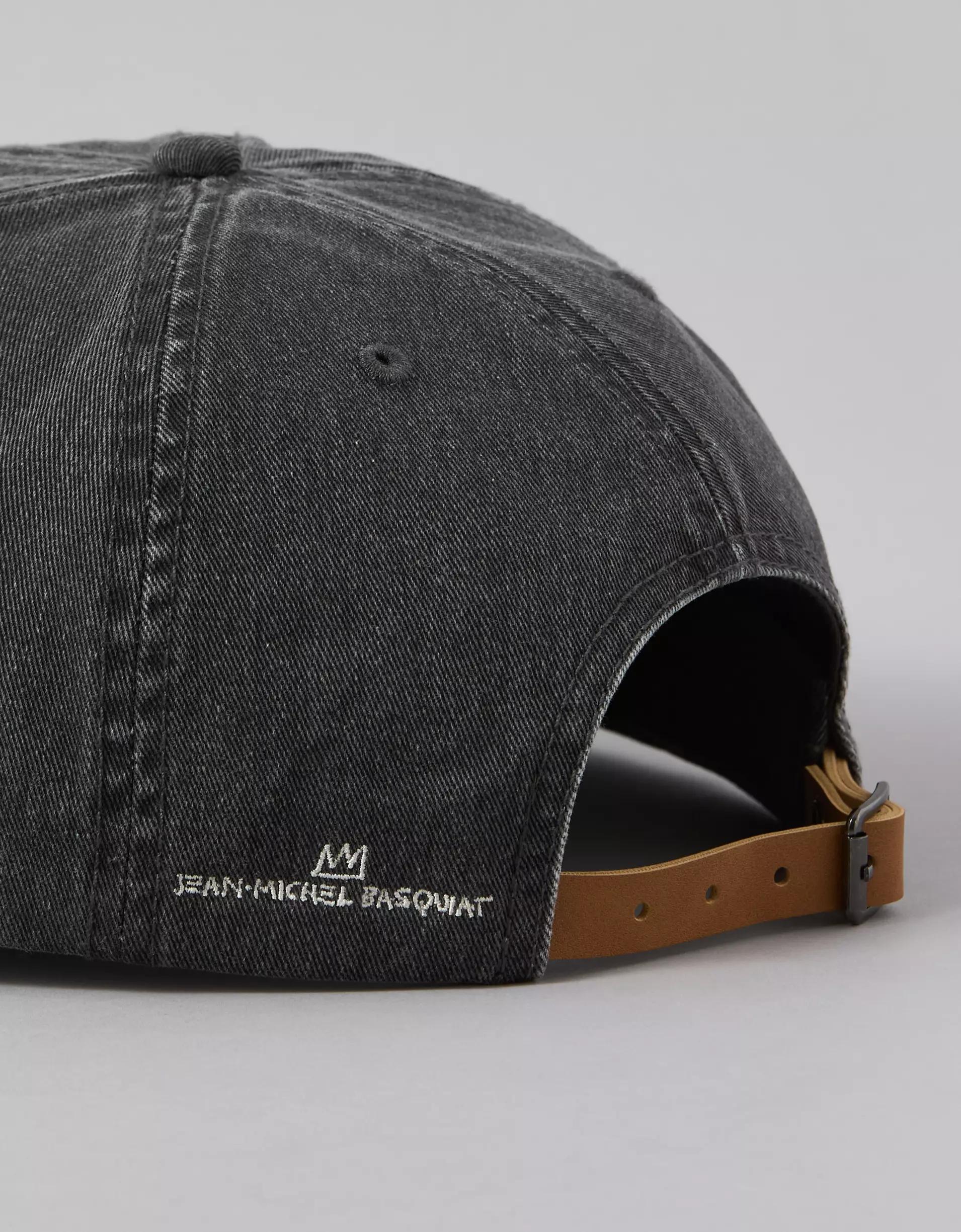 AE Embroidered Basquiat Dad Baseball Hat Product Image