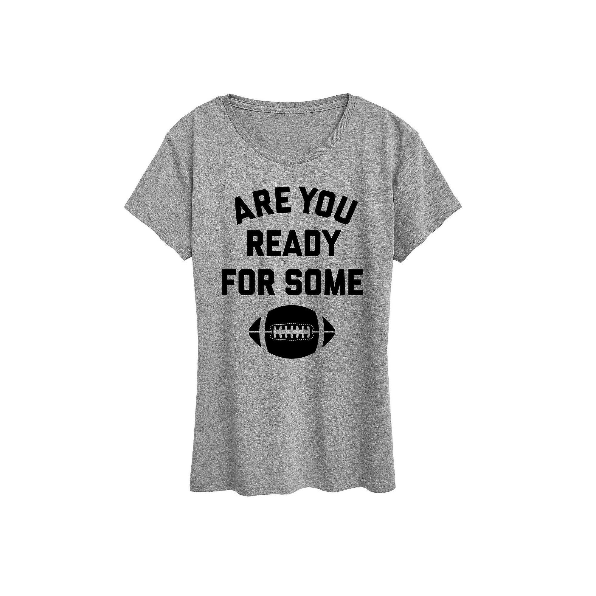 Women's Ready For Some Football Graphic Tee, Girl's,  Product Image