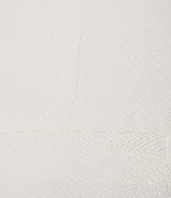 KARL LAGERFELD PARIS High Waisted Full Length Sailor Button Pocket Pant Product Image