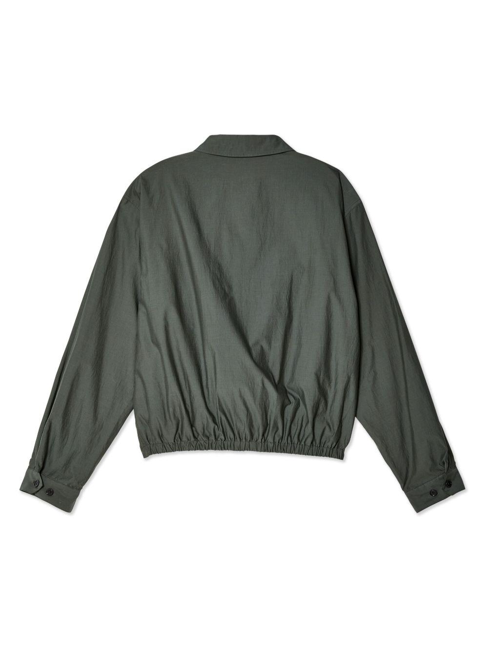 zip-up shirt jacket Product Image
