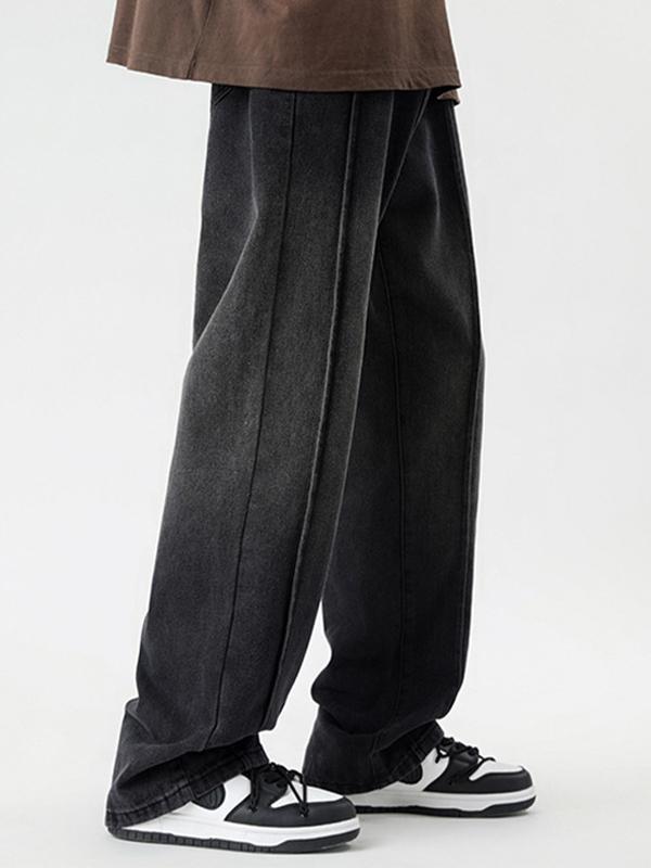 Men's Hip Pop Ombre Wide Leg Pants Product Image