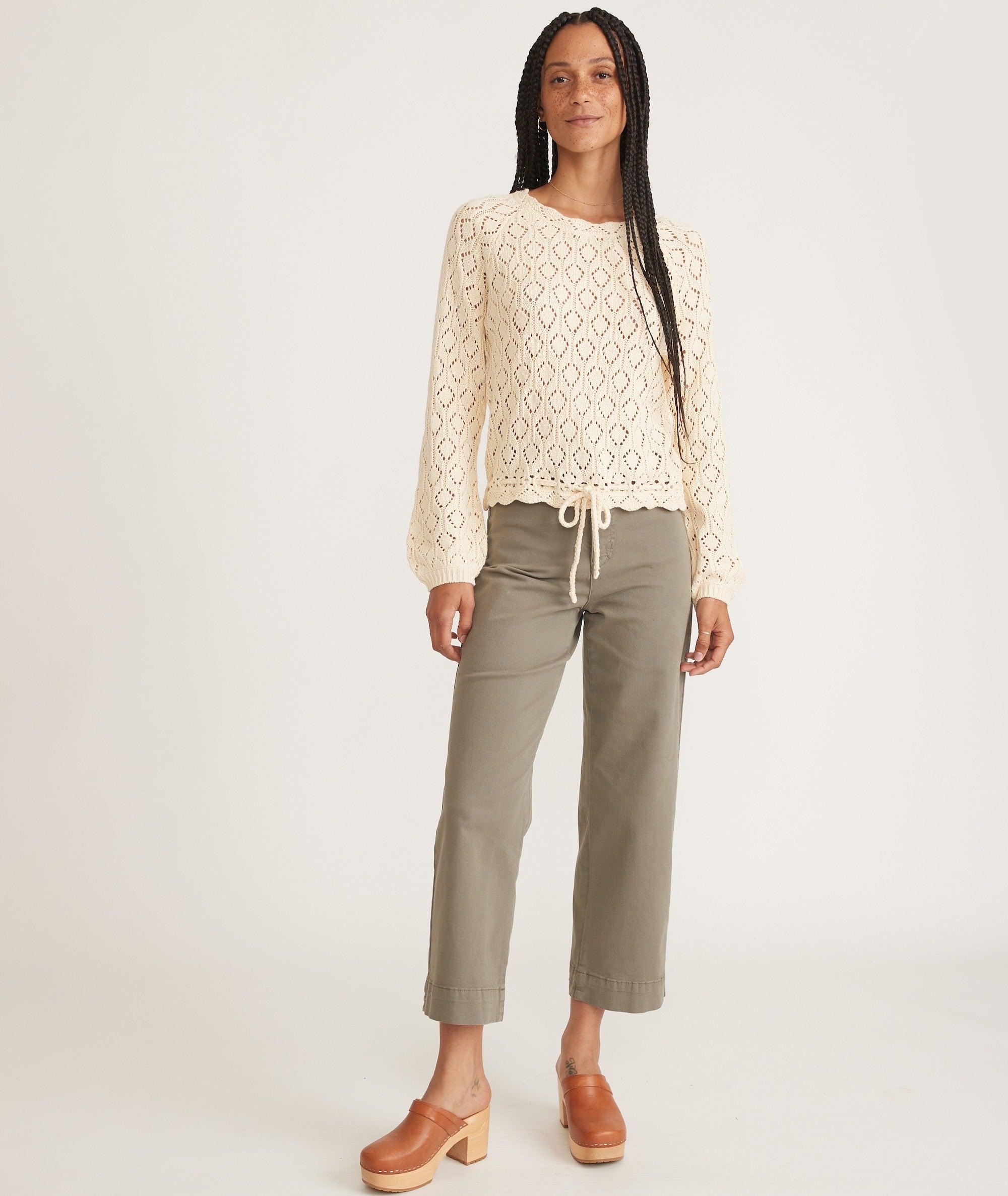 Manzanita Crochet Fringe Sweater Product Image