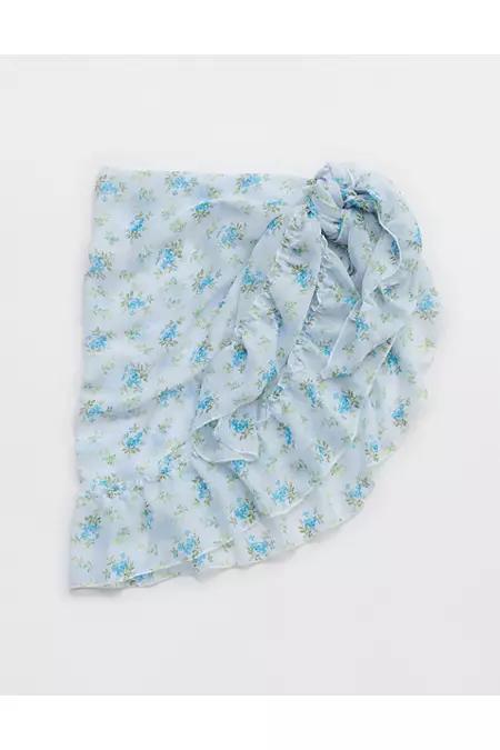 Aerie Chiffon Ruffle Mini Sarong Women's Product Image