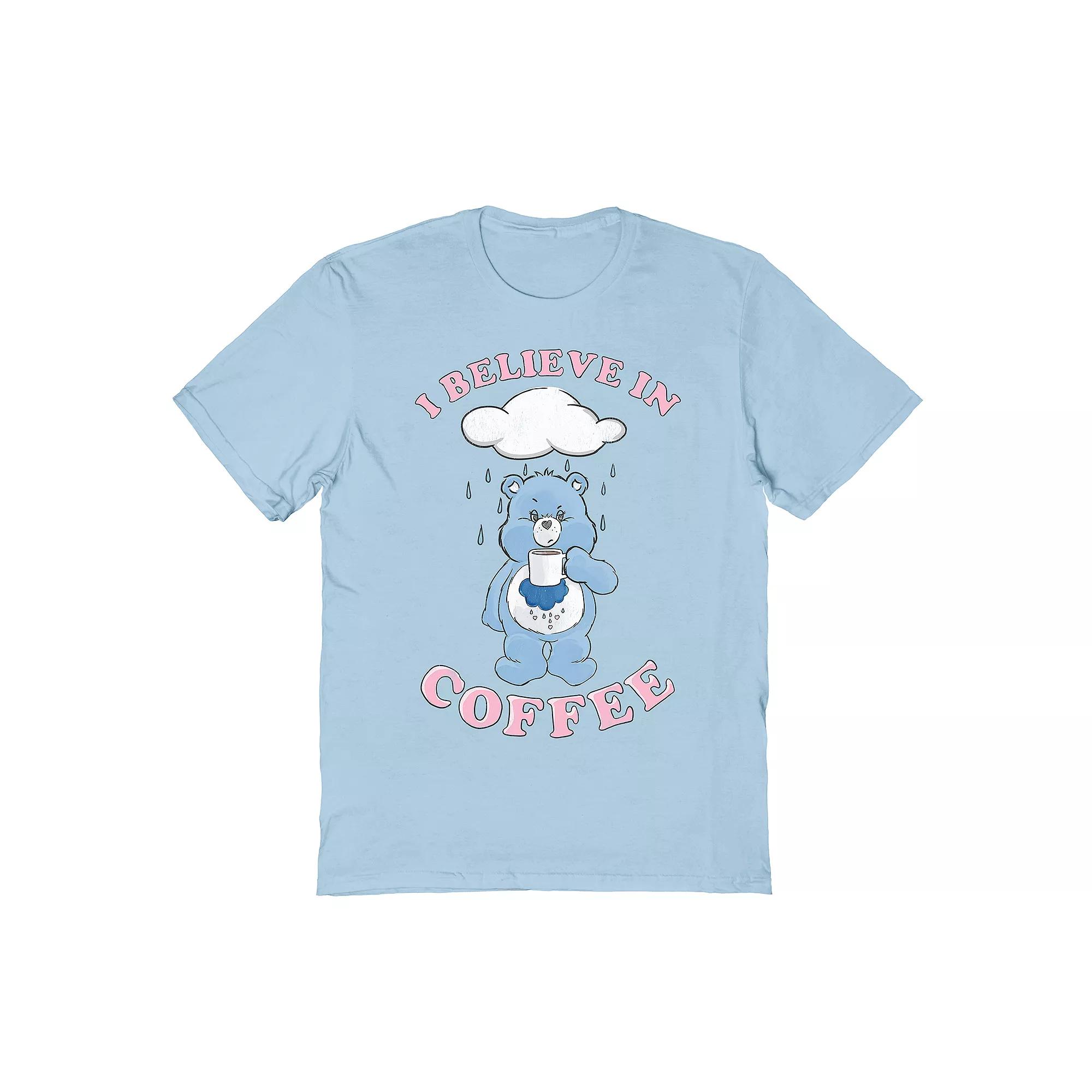 Men's Care Bear T-Shirt, Size: Large, Light Blue Product Image