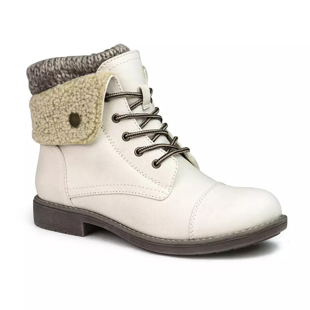 Cliffs by White Mountain Duena Women's Combat Boots,  Product Image