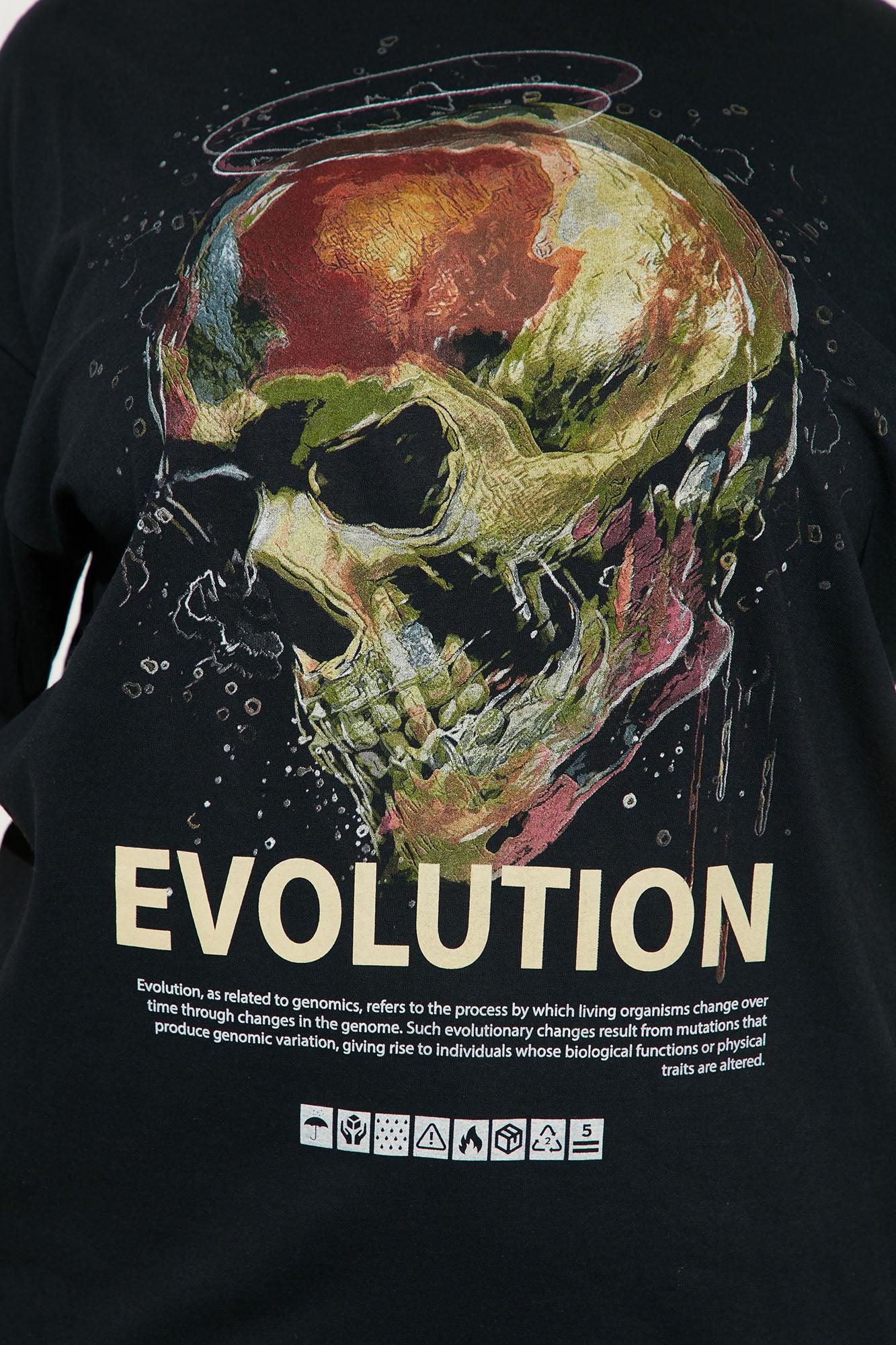 Evolution Graphic T-Shirt - Black Product Image