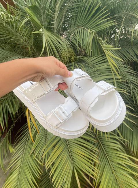 Ma Belle Sandals All White Product Image