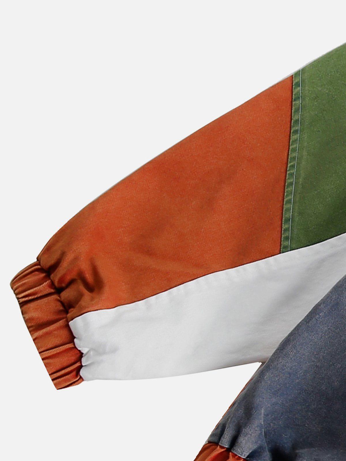 Aelfric Eden Multi Color Patchwork Jacket Product Image