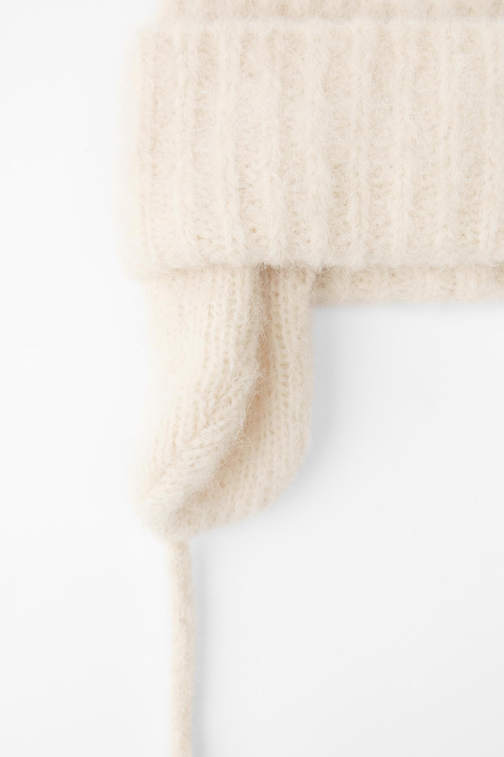 ALPACA BLEND EAR FLAP BEANIE Product Image