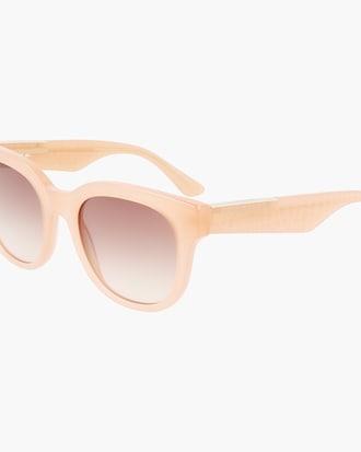 Croco Skin Oval Acetate Glasses Product Image