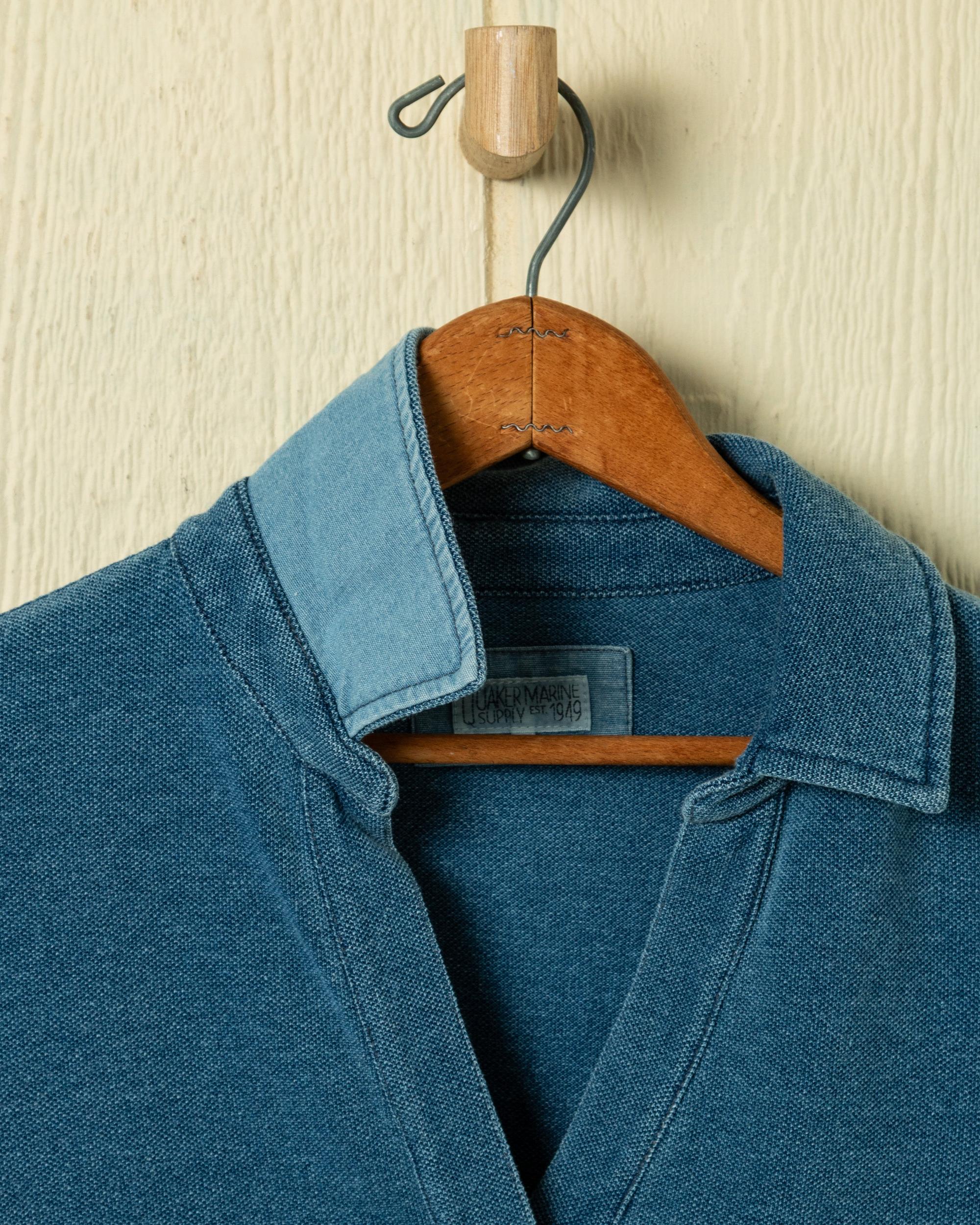 Indigo Inlet Pullover in Heavyweight Pique Product Image