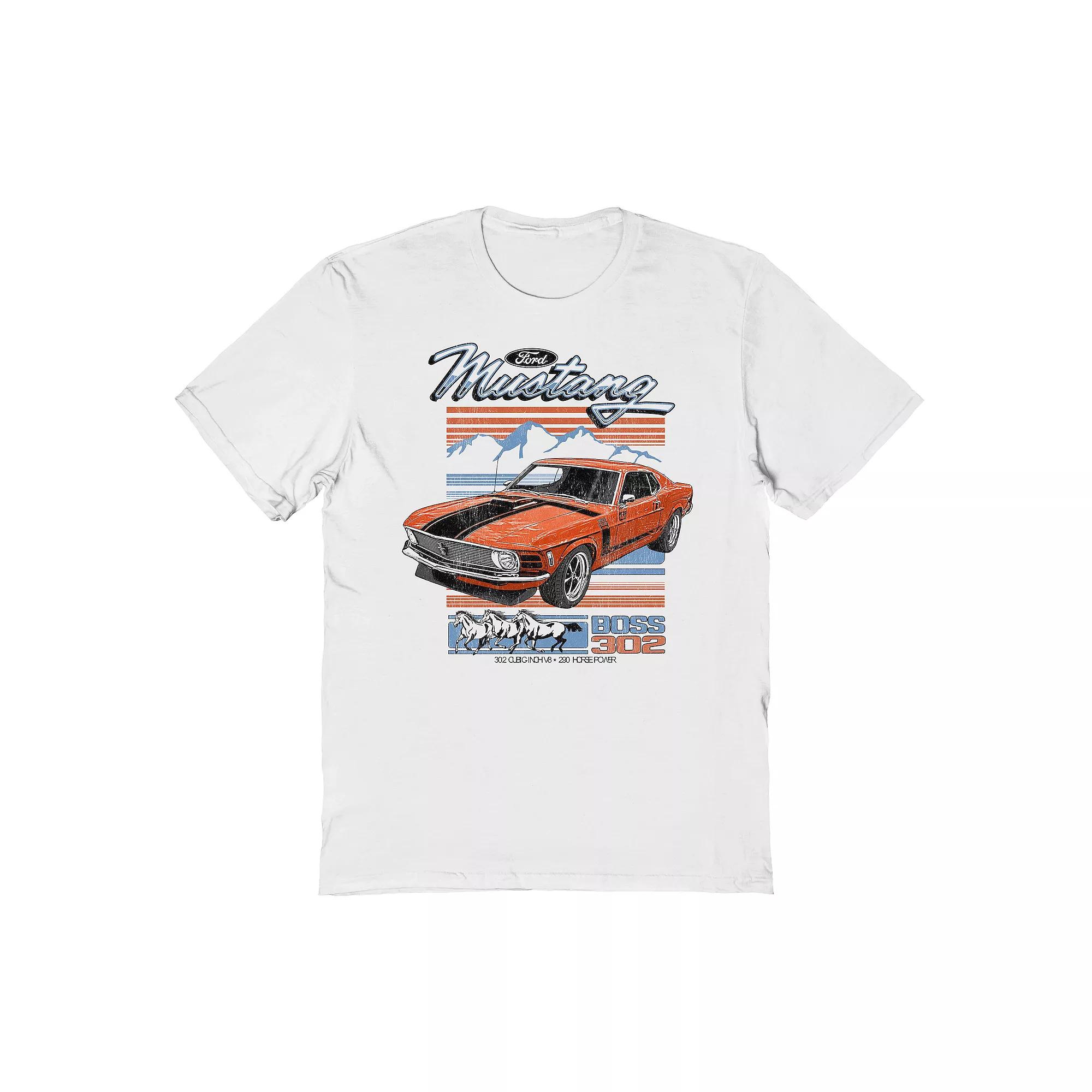 Men's Boss 302 Power Graphic Tee, Size: XL, White Product Image