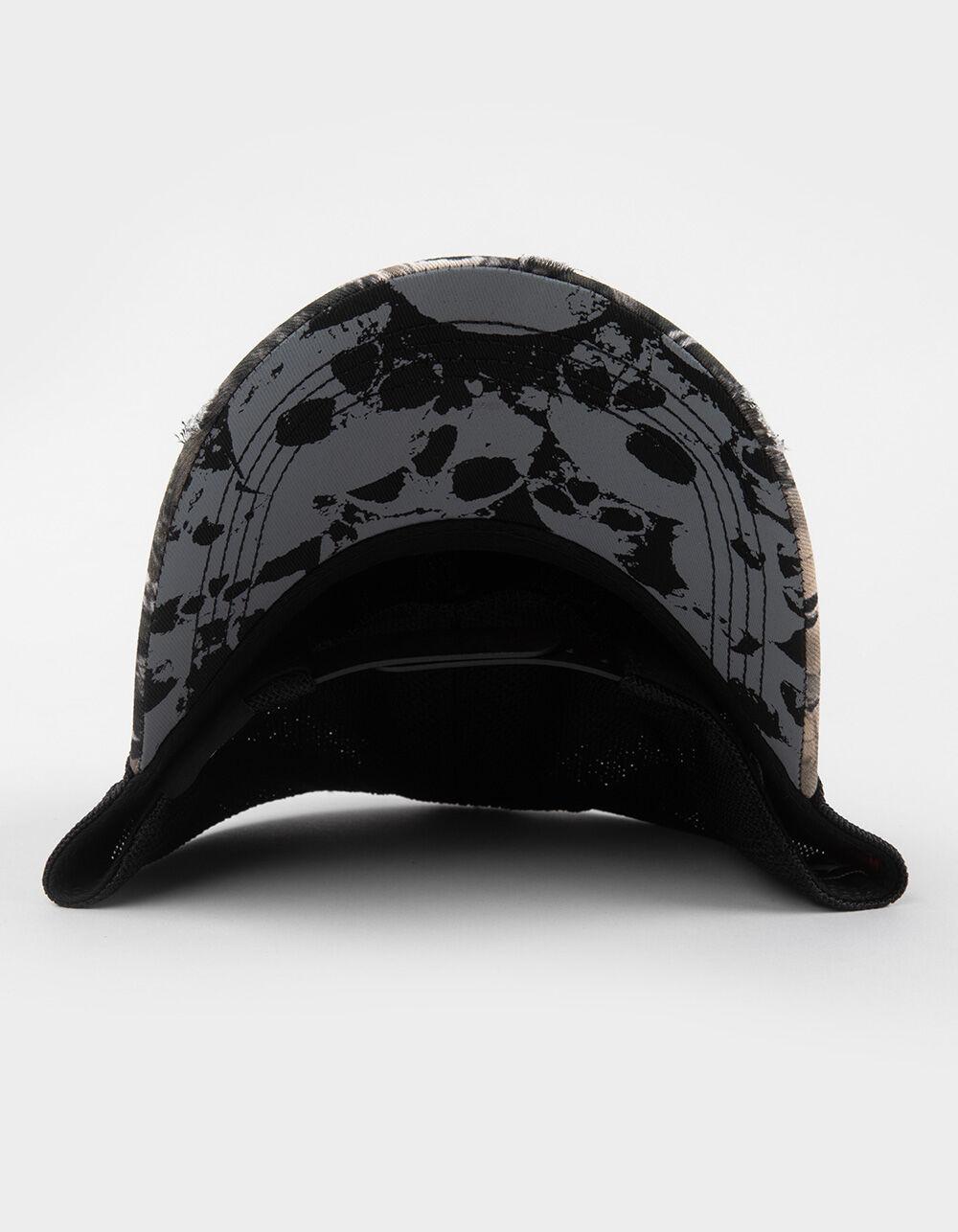 AFFLICTION Skull Tree Trucker Hat - CAMO KHAKI Product Image