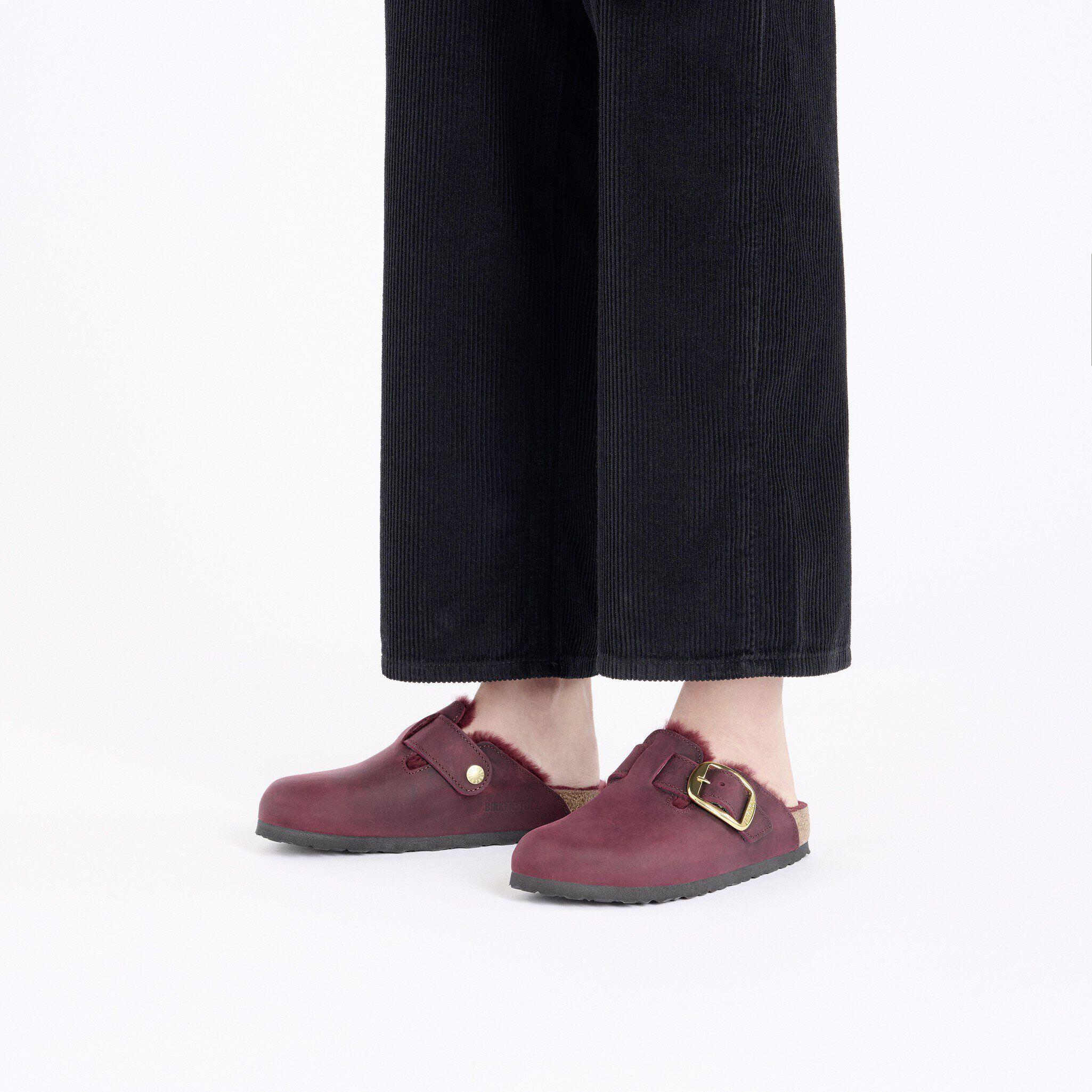 Boston Big Buckle Shearling Natural Leather Oiled Product Image