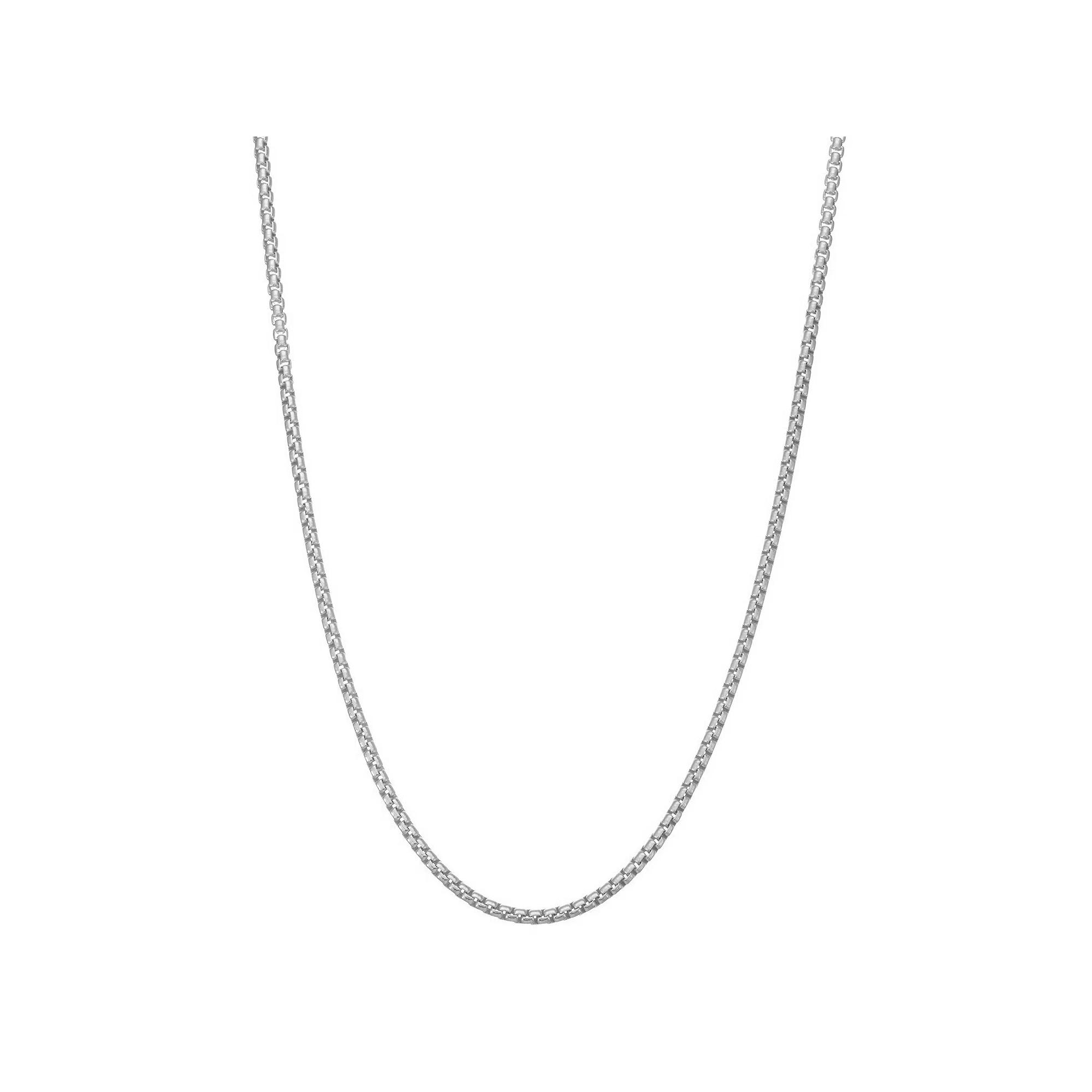 Giorgio di Vicenza Sterling Silver Box Chain Necklace, Womens Product Image