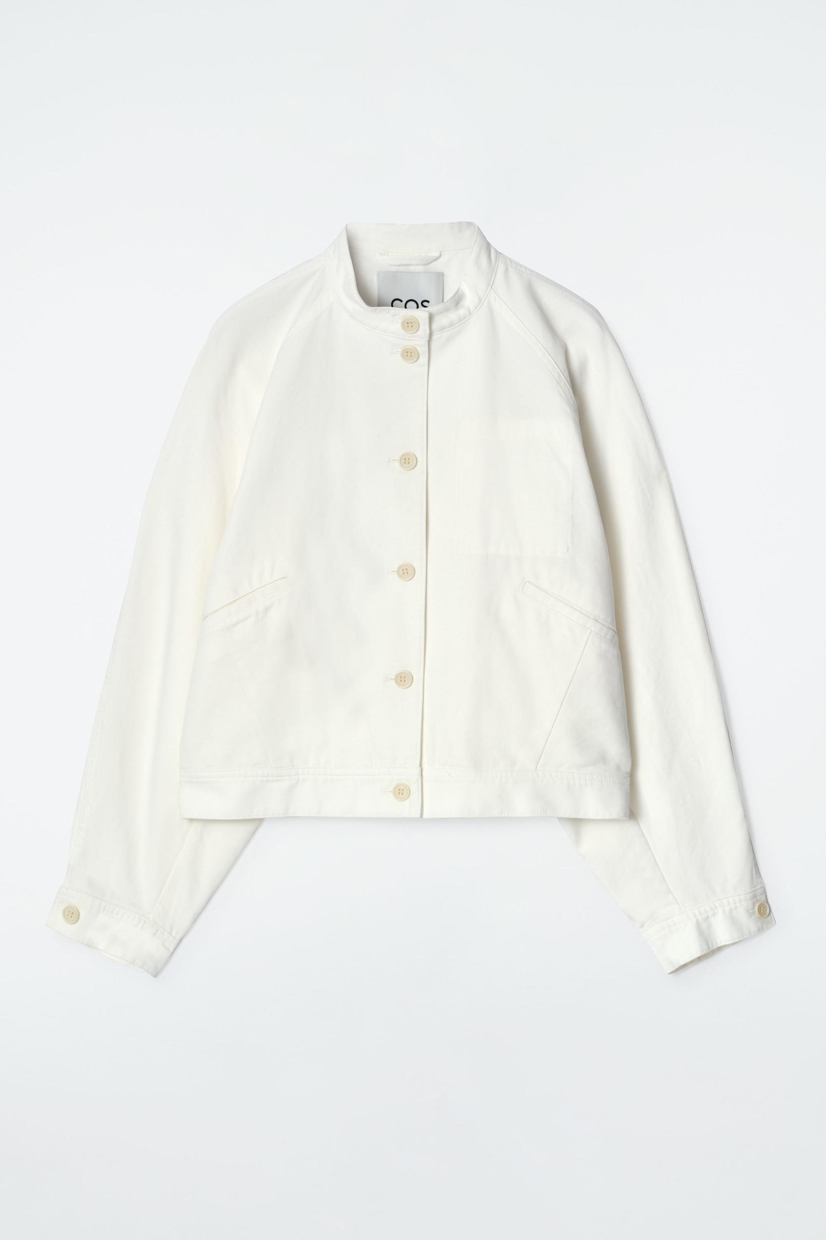 OVERSIZED COTTON BOMBER JACKET Product Image