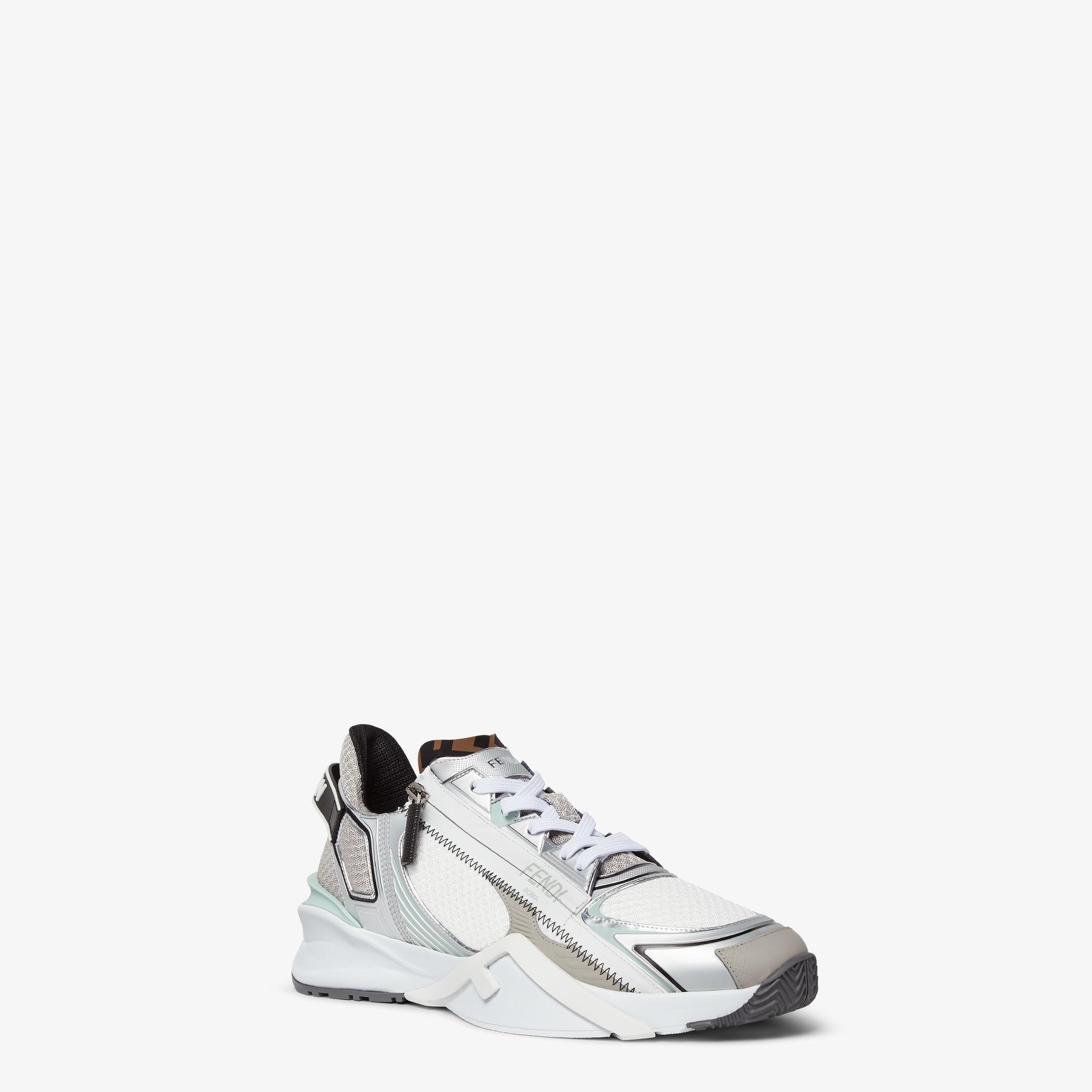 Fendi Flow SneakersWhite technical mesh low-tops Product Image